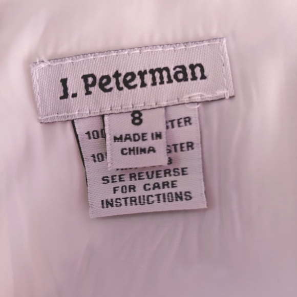 J. Peterman Unique Abstract Print Dress Size 8 - Picture 10 of 12